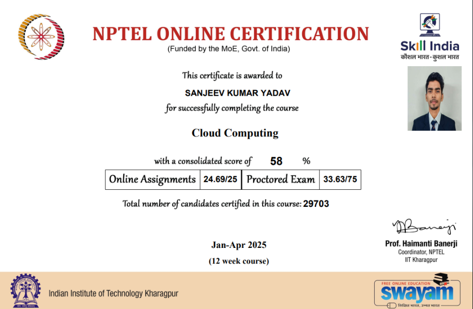 Cloud Computing Certificate
